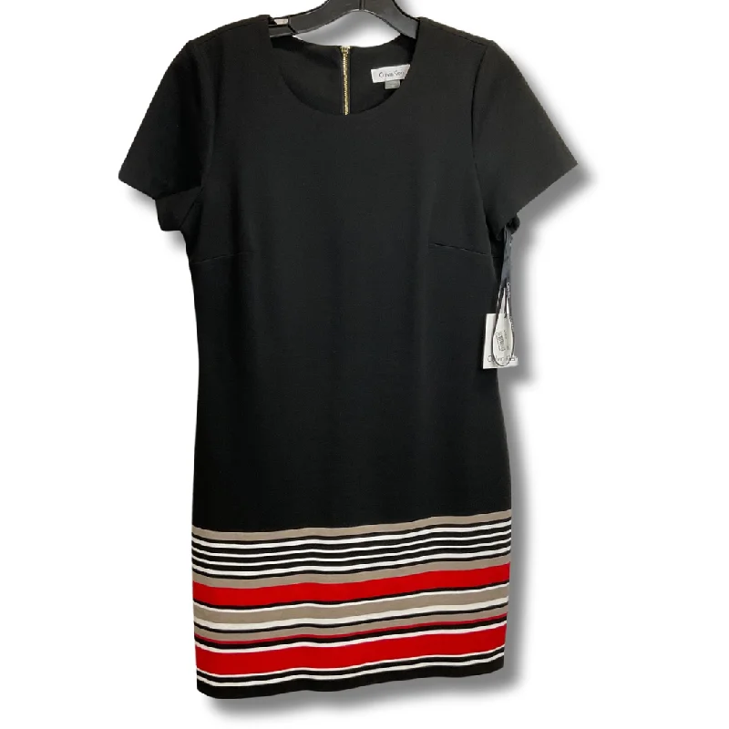 Dress Casual Midi By Calvin Klein In Black, Size: 10 Boohoo midi dresses