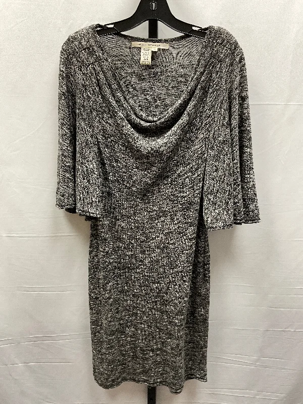 Dress Casual Midi By Max Studio In Grey, Size: M Spring midi dresses
