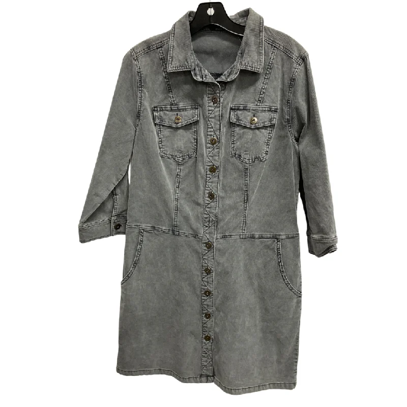 Dress Casual Midi By Prana In Grey, Size: L High-end midi dresses