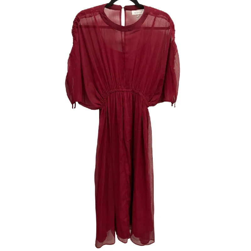 Dress Casual Midi By Prologue In Red, Size: M Best midi dresses for date night