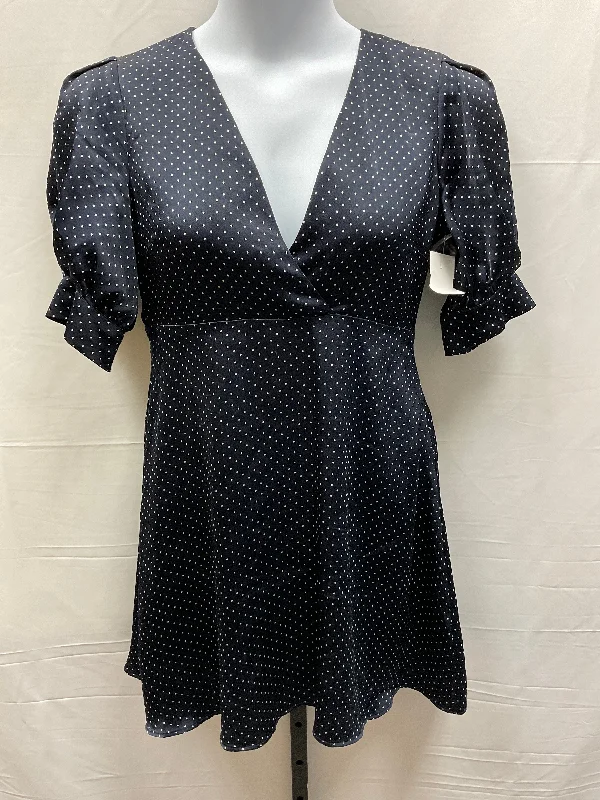Dress Casual Midi By Zara In Polkadot Pattern, Size: L Smocked midi dresses