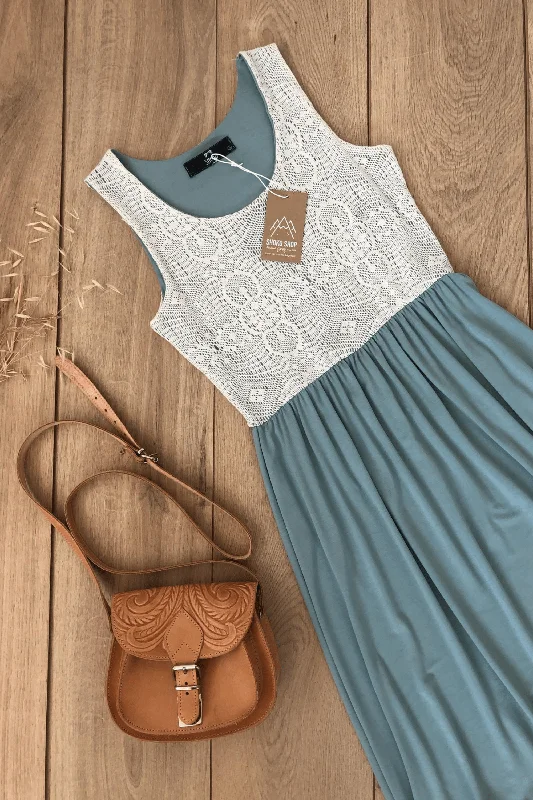 Midi Dress Maya Mint Lace Vacation midi dresses