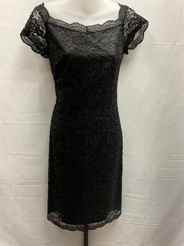 Dress Party Midi By Worthington In Black, Size: S Wrap midi dresses