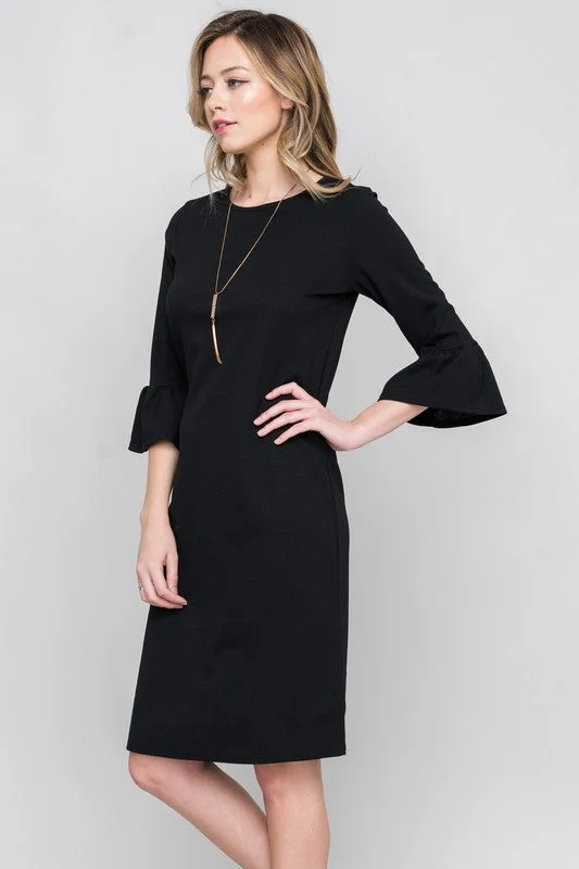 Kelsey Bell Sleeve Midi Dress Zara midi dresses
