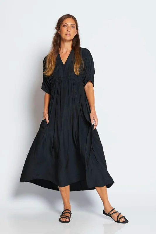 Misty Midi Dress | Ink Halter midi dresses