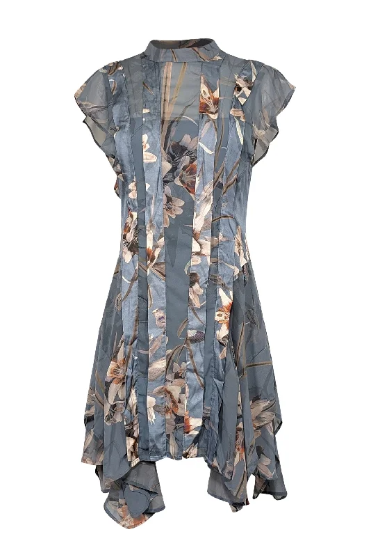 All Saints - Blue, Slate, & Cream " Kuroyuri " Floral Print Paneled Dress Sz 8 Best floral dresses for tall women All Saints - Blue, Slate, & Cream " Kuroyuri " Floral Print Paneled Dress Sz 8 Best floral dresses for tall women