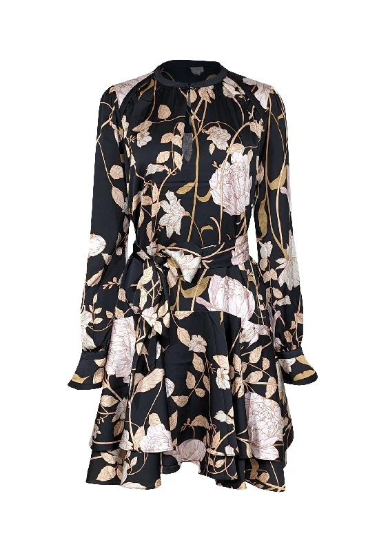 Me & Em - Black & Blush Floral Print Drop Waist Shift Dress Sz 10 Best floral dresses for outdoor weddings Me & Em - Black & Blush Floral Print Drop Waist Shift Dress Sz 10 Best floral dresses for outdoor weddings