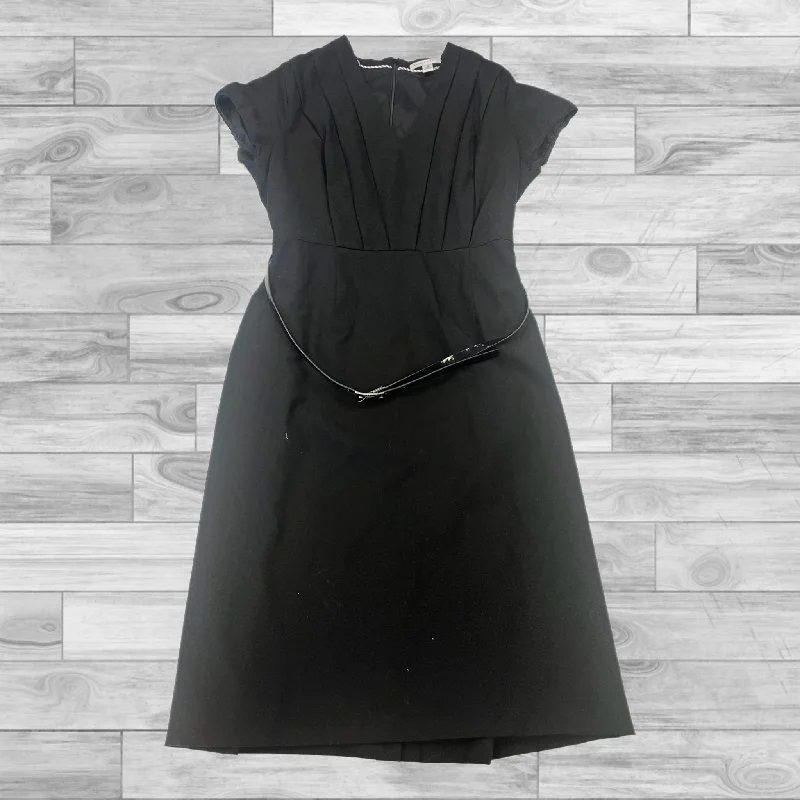 Dress Casual Short By Banana Republic In Black, Size: 10 Floral A-line Skirt