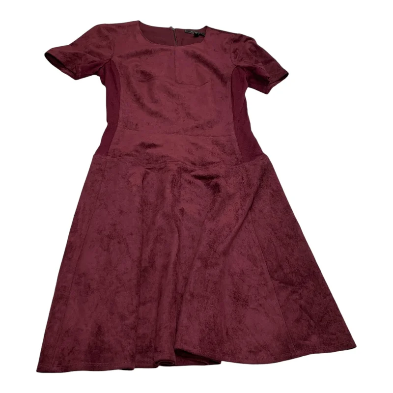 Dress Casual Short By Bcbgmaxazria In Purple, Size: 0 Mini Skirt with Bow