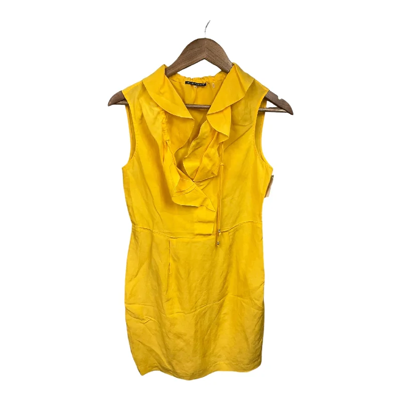 Dress Casual Short By Elie Tahari In Yellow, Size: S Black Mini Skirt