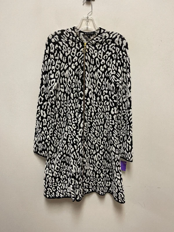 Dress Casual Short By Inc In Black & White, Size: Xl Fringed Mini Skirt