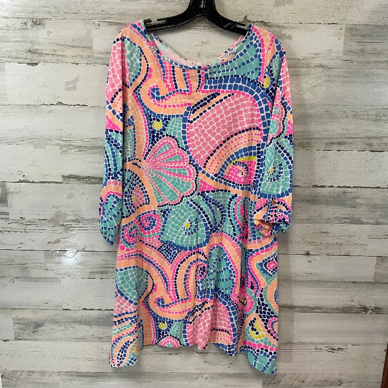 Dress Casual Short By Lilly Pulitzer In Blue, Size: L Summer Skater Skirt