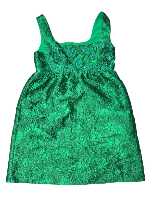 New! Dress Casual Short By Lilly Pulitzer In Green, Size: S Sexy Leather Skirt