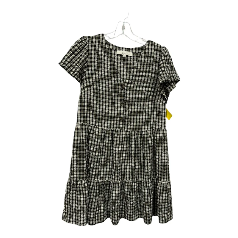 Dress Casual Short By Loft In Black & Tan, Size: S Mini Skirt Summer