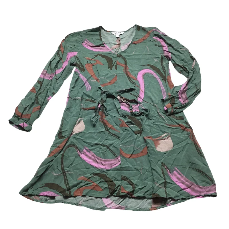 Dress Casual Short By Nine West Apparel In Green, Size: S Fitted Pleated Skirt