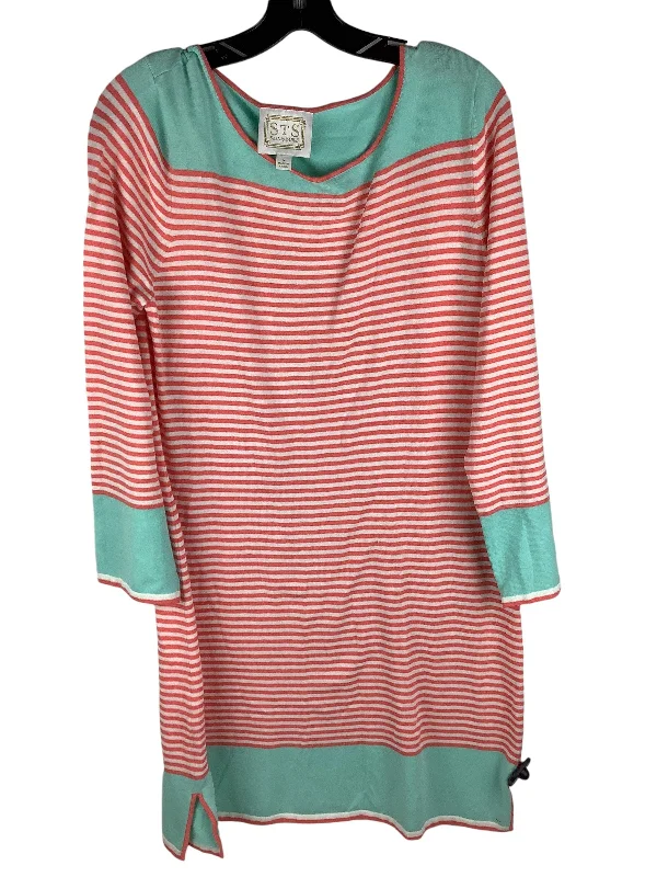 Dress Casual Short By Sail To Sable In Striped Pattern, Size: L Basic Mini Skirt