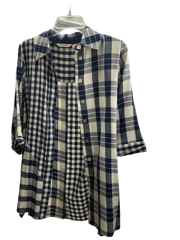 Dress Casual Short By Soft Surroundings In Plaid Pattern, Size: Xs Distressed Mini Skirt