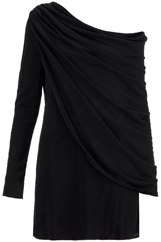 Giuseppe Di Morabito Women's Gathe Jersey Mini Dress In Bold Mini Skirt
