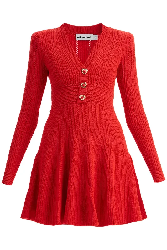 Self Portrait Women's 'Pointelle Knit Mini Mini Skirt Style