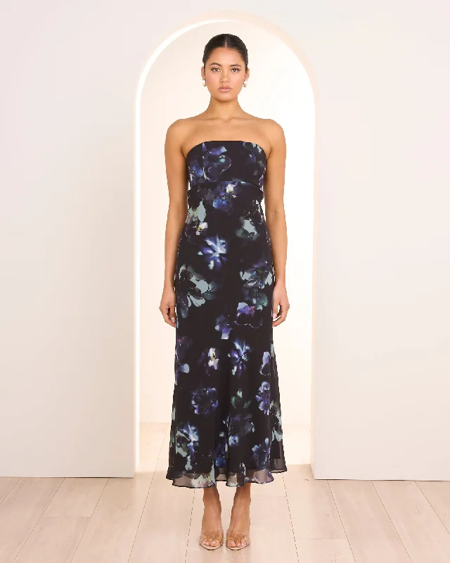 Aman Strapless Maxi Dress Casual Long Skirt