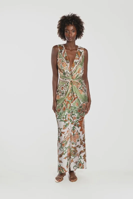GAIA MAXI - ROMANI PRINT Bohemian Maxi Skirt