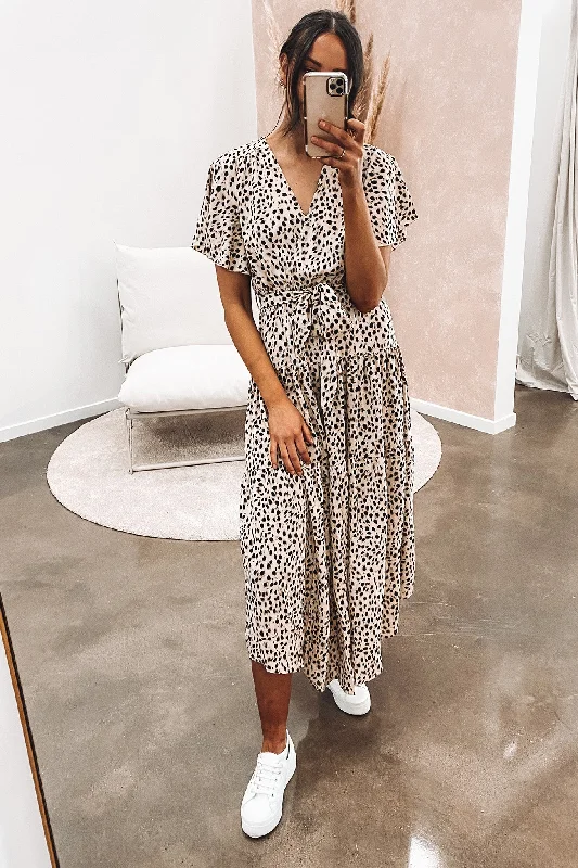Ryanna Maxi Dress Leopard Printed Maxi Skirt
