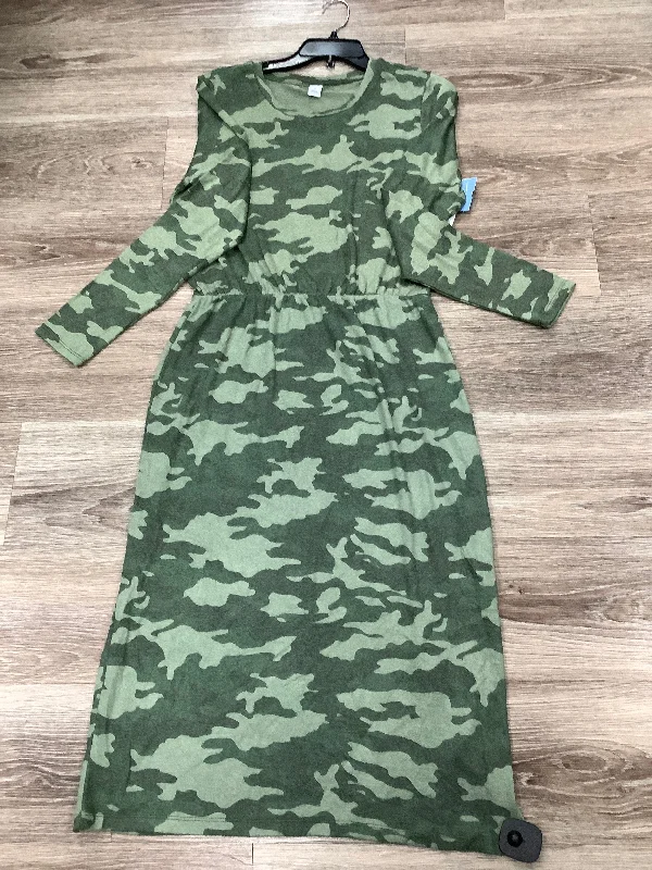 Dress Casual Midi By Old Navy  Size: M Printed Midi Skirt