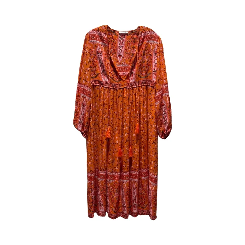 Dress Casual Midi By R Vivimos  Size: M Cotton Midi Skirt