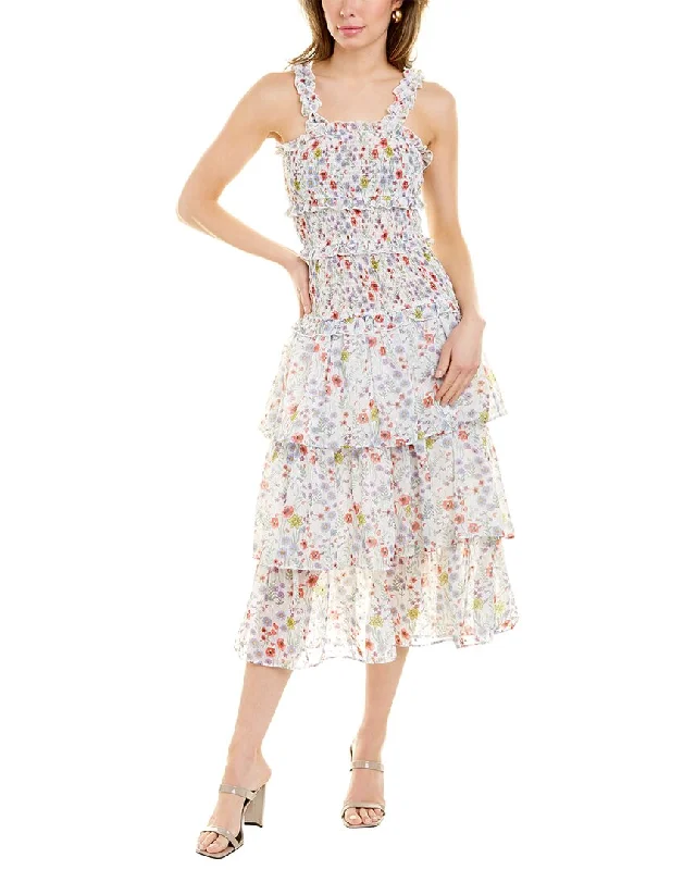 70/21 Smocked Dress Satin unclassified dresses