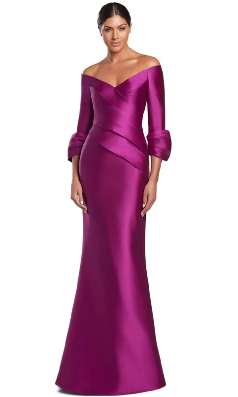 Alexander by Daymor 2060F24 - Off Shoulder V-Neck Formal Gown Beaded unclassified dresses Alexander by Daymor 2060F24 - Off Shoulder V-Neck Formal Gown Beaded unclassified dresses