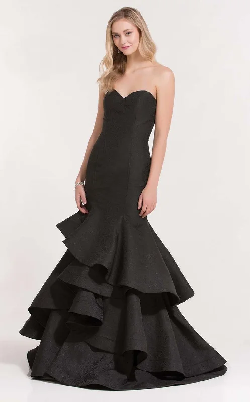 Alyce Paris Strapless Sweetheart Brocade Gown 6885 Backless unclassified dresses