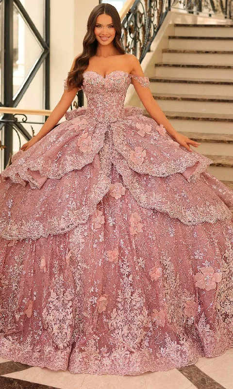Amarra 54202 - Embellished Off-Shoulder Ballgown Elegant unclassified dresses