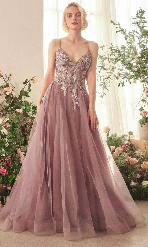 Andrea and Leo A1419 - V-Neck Beaded Applique Prom Gown Best-selling unclassified dresses Andrea and Leo A1419 - V-Neck Beaded Applique Prom Gown Best-selling unclassified dresses