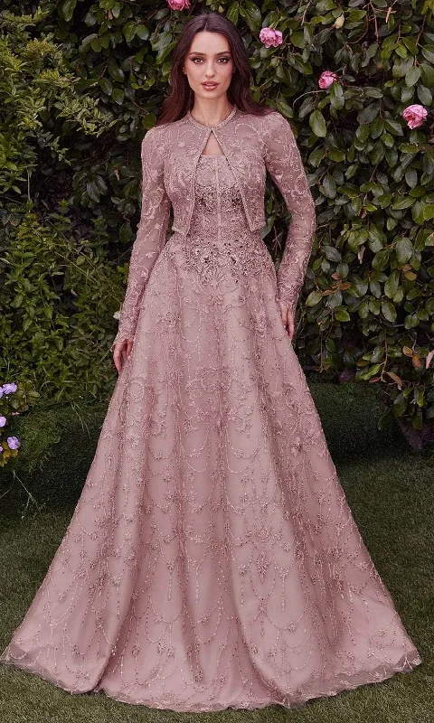 Andrea and Leo MA104 - Embroidered Bolero Evening Dress Spring unclassified dresses