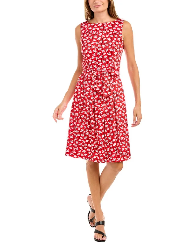 Anne Klein Primavera A-Line Dress Striped unclassified dresses