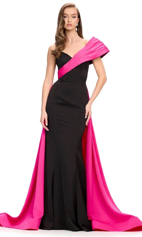 Ashley Lauren 11735 - One-Shoulder A-Line Evening Gown Unique unclassified dresses