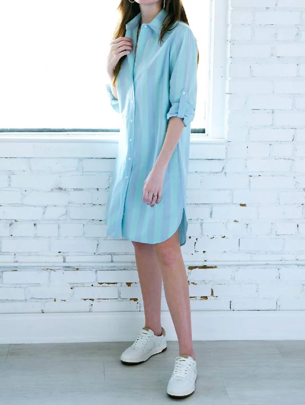 Bailey Dress in Blue/Green Printed unclassified dresses