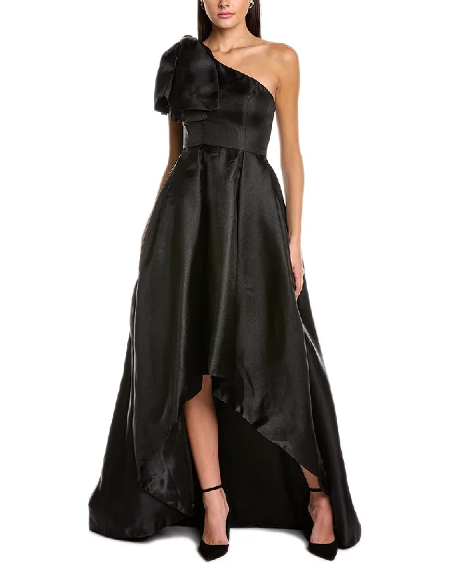 Black by Bariano Joesephine Bow High-Low Gown Summer unclassified dresses