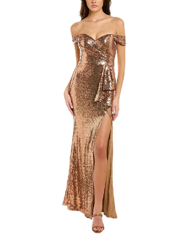 Black by Bariano Rosa Gown Minimalist unclassified dresses