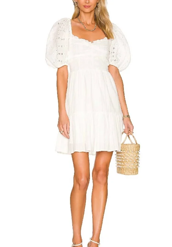 Cella Dress in Eggshell Long sleeve unclassified dresses
