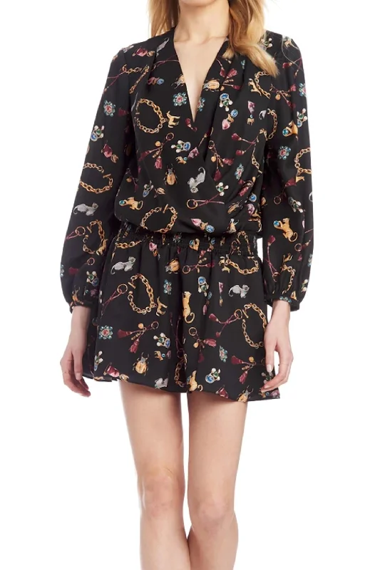 Ciara Dress in Charm Print Tiered unclassified dresses