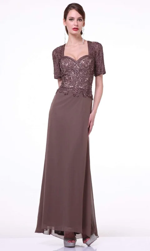 Cinderella Divine - 1942 Embroidered Sweetheart Sheath Dress Sleeveless unclassified dresses