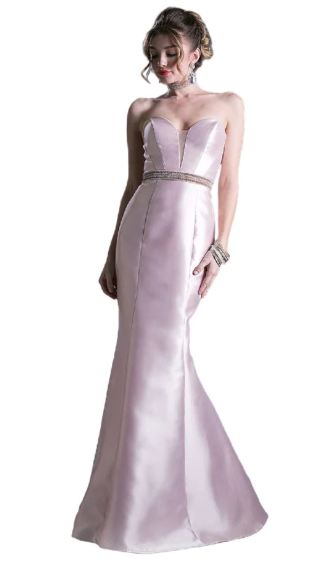 Cinderella Divine - Strapless Plunging Sweetheart Jeweled Mermaid Gown Women's unclassified dresses Cinderella Divine - Strapless Plunging Sweetheart Jeweled Mermaid Gown Women's unclassified dresses