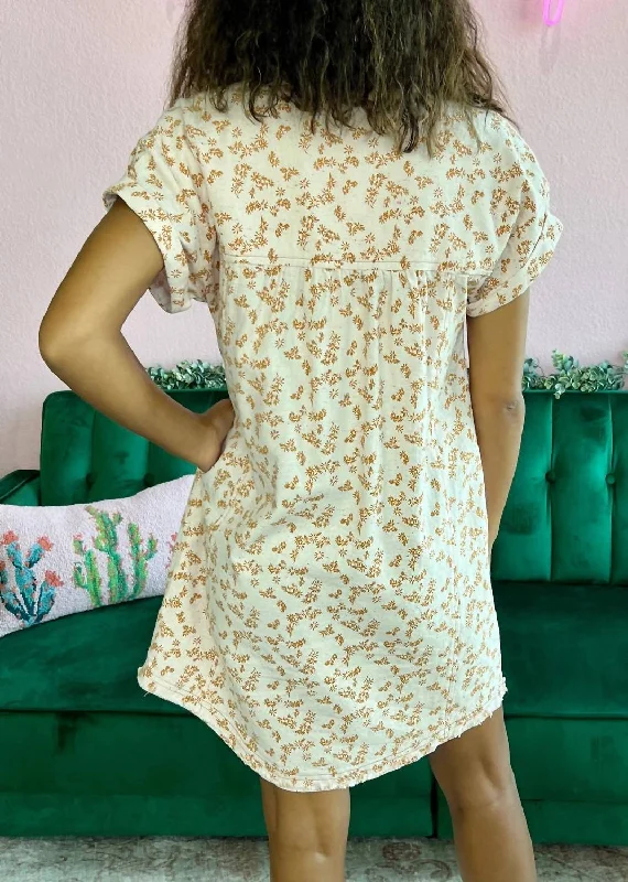 Daisy Popover Dress in Peach Spring unclassified dresses