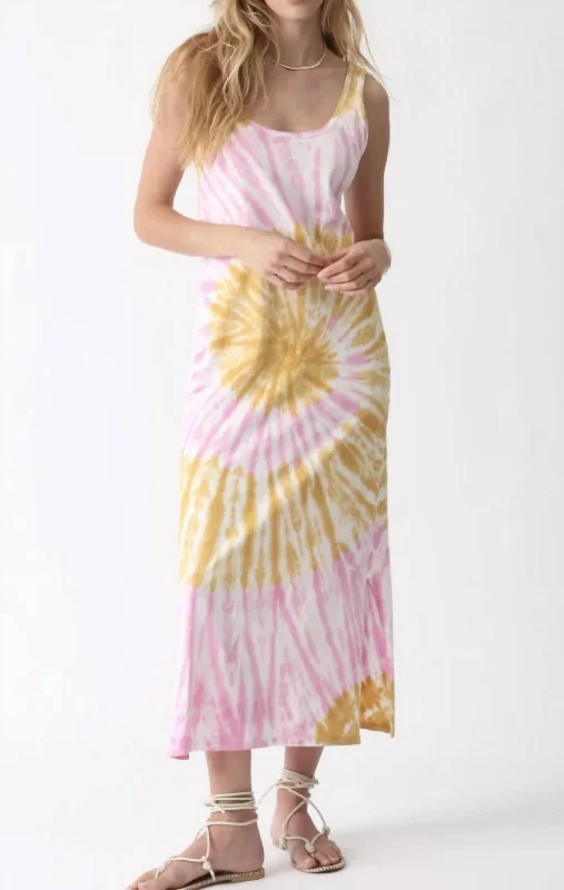 Defay Dress in Pink Tie Dye High-end unclassified dresses