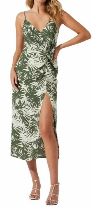 Destination Dress in Green/White Palm Festival unclassified dresses