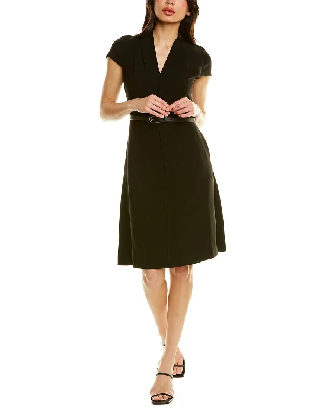 Elie Tahari Judith Belted Dress Lightweight unclassified dresses