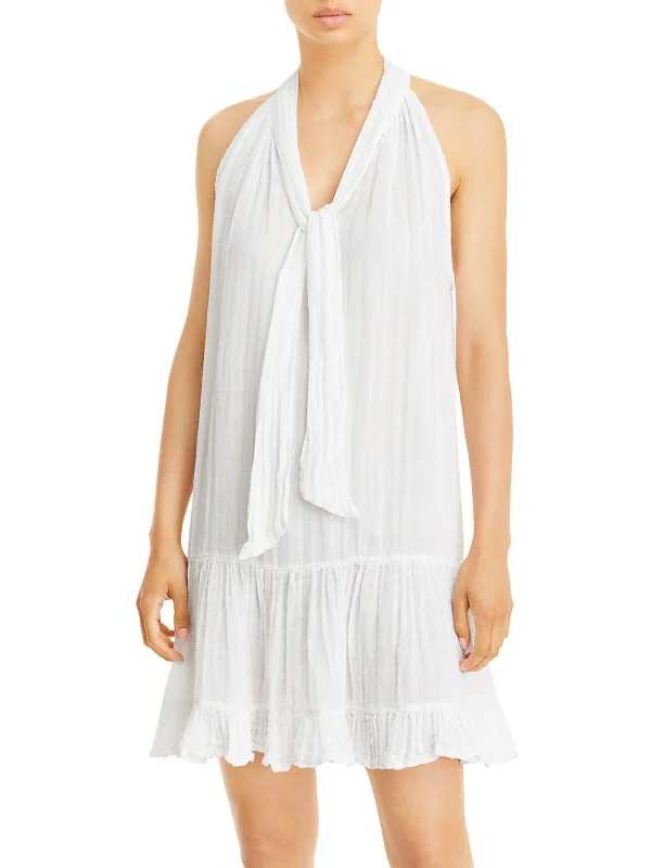 Elisa Womens Halter Cotton Halter Dress Gothic unclassified dresses