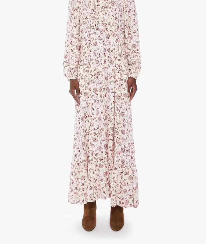 Esme Dress in Cream Paisley Holiday unclassified dresses