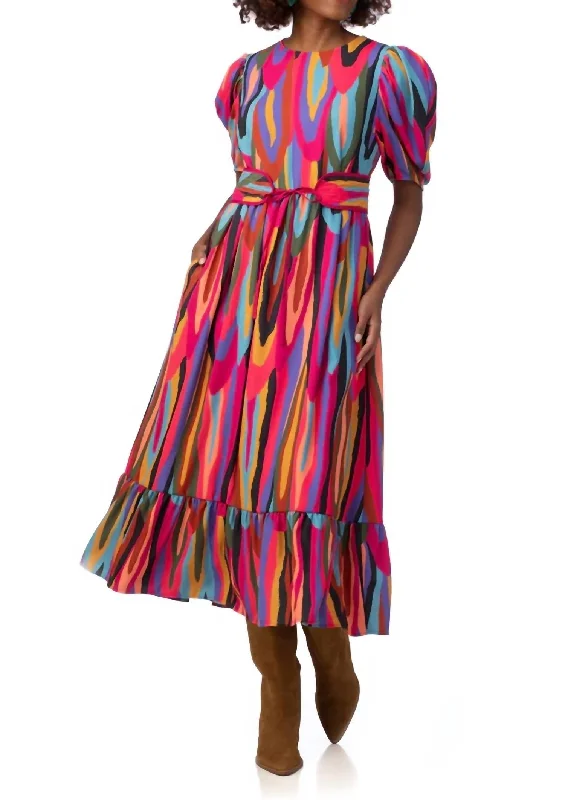Flora Dress in Funky Town Soft fabric unclassified dresses